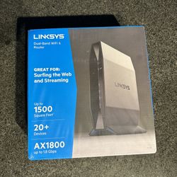 Linksys AX1800 Wi-Fi 6 Wireless Router