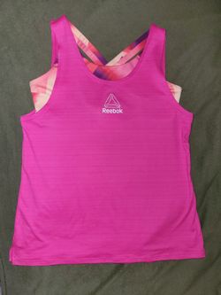 Reebok athletic tank and sports bra