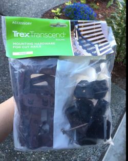 Trex Transcend Mounting Hardware for Cut Rails