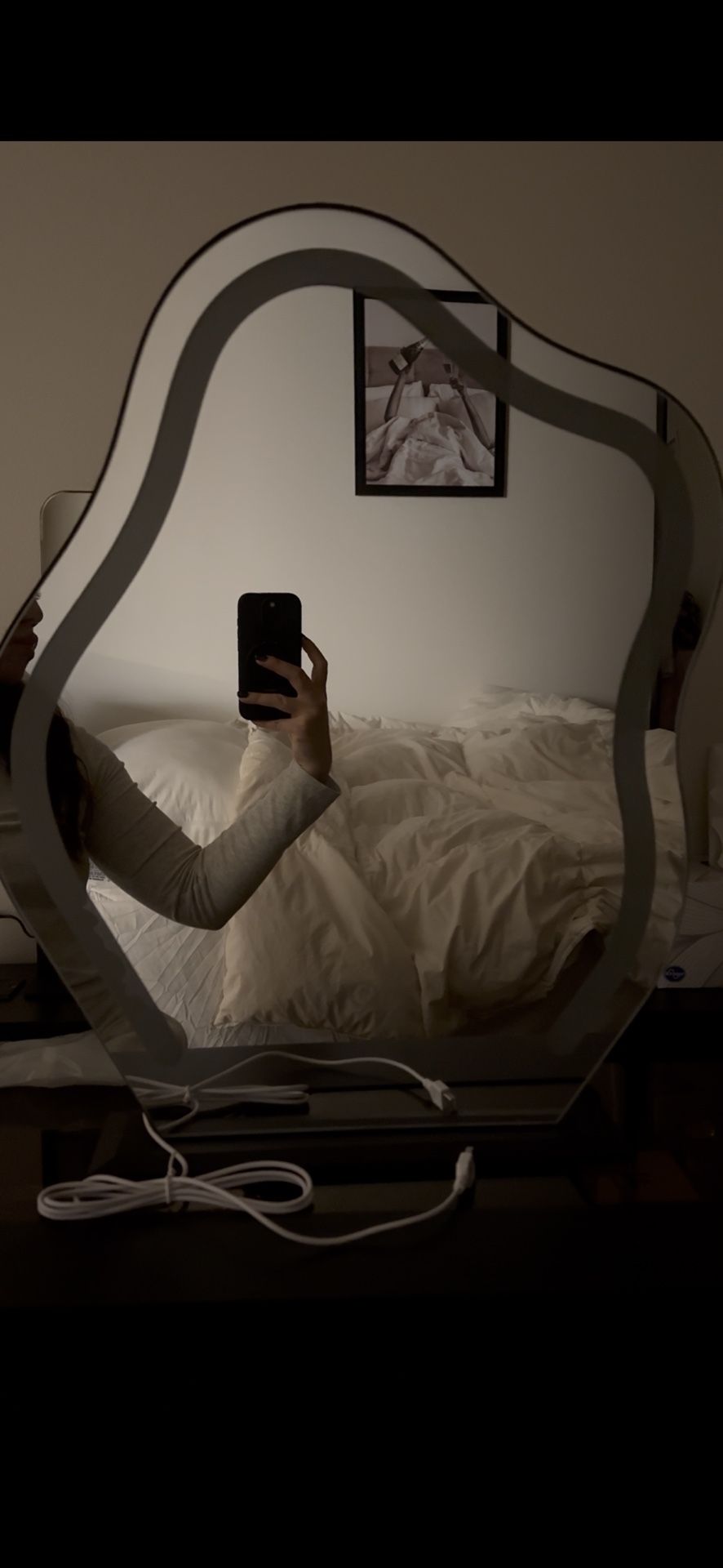 Decorative LED mirror