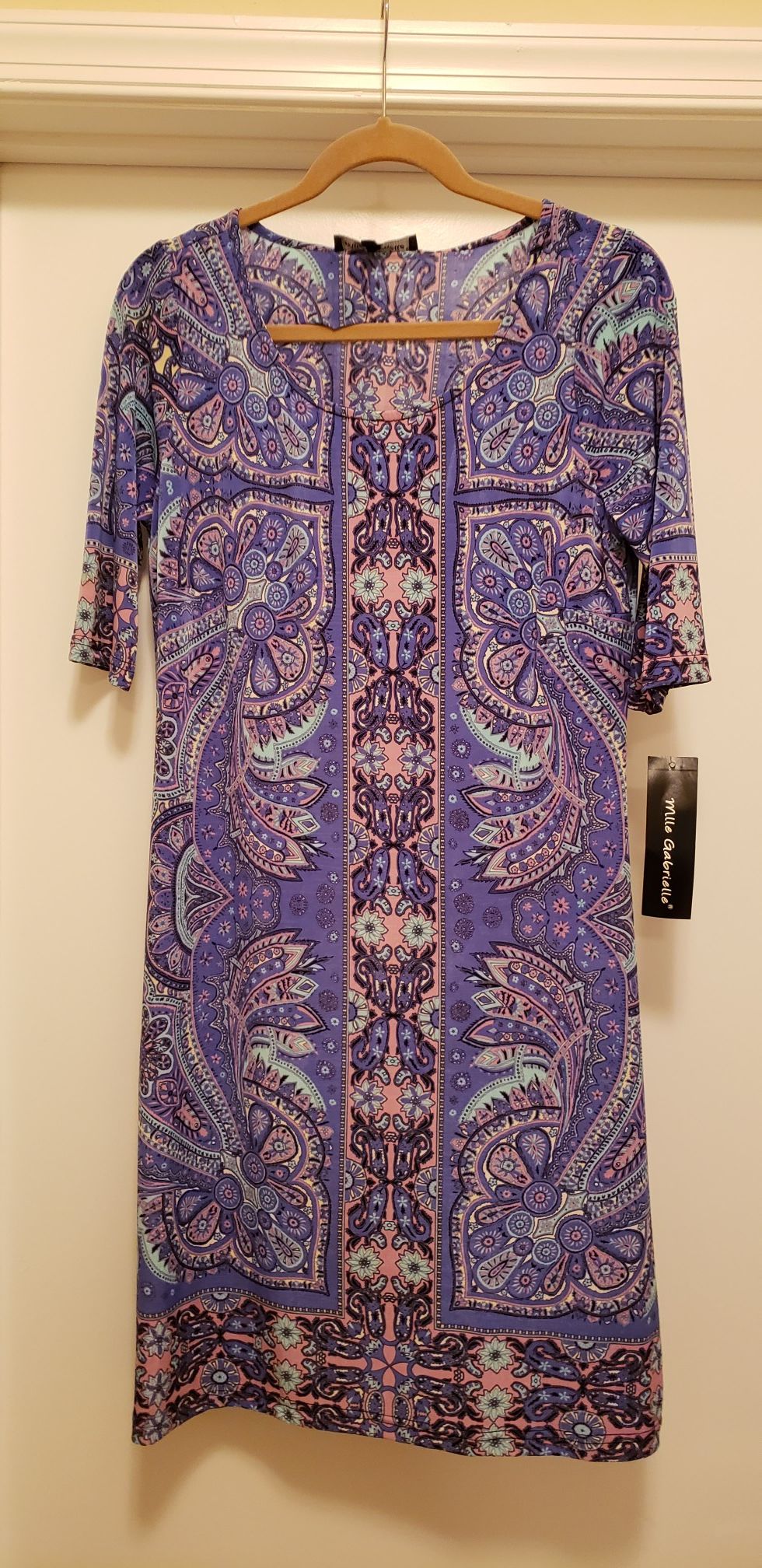 Purple dress (size 12/L) - NEW