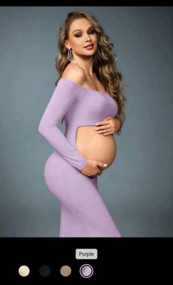 Purple dress