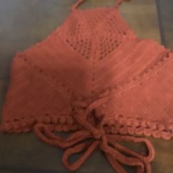 Halter Top Crochet 