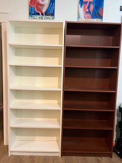 4 shelves, 2 tall and two short