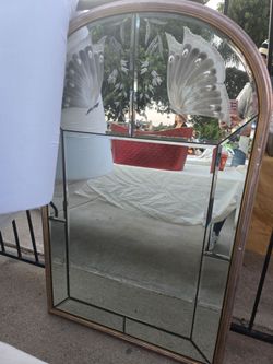 Vintage Beveled Mirror