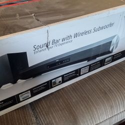 Sound Bar and Subwoofer Sony