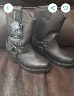 Women leather bike boots