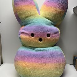 Peeps Jumbo 36” Multi Color Giant Rainbow Bunny Rabbit Plush Easter Stuffed