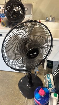 AmazonBasics Black Pedestal Stand Fan