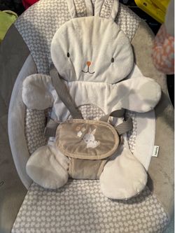 Ingenuity InLighten 6-Speed Foldable Baby Swing with Light Up Mobile, Swivel