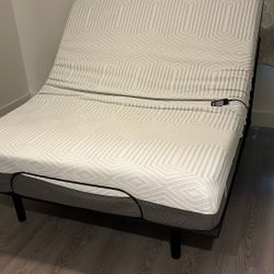 Queen Size Bed And Adjustable Bed Frame 