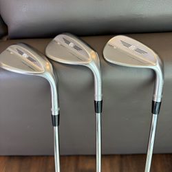 Titleist Vokey SM9 Wedges 52° 56° 60° Good Condition Right Hand Regular Flex