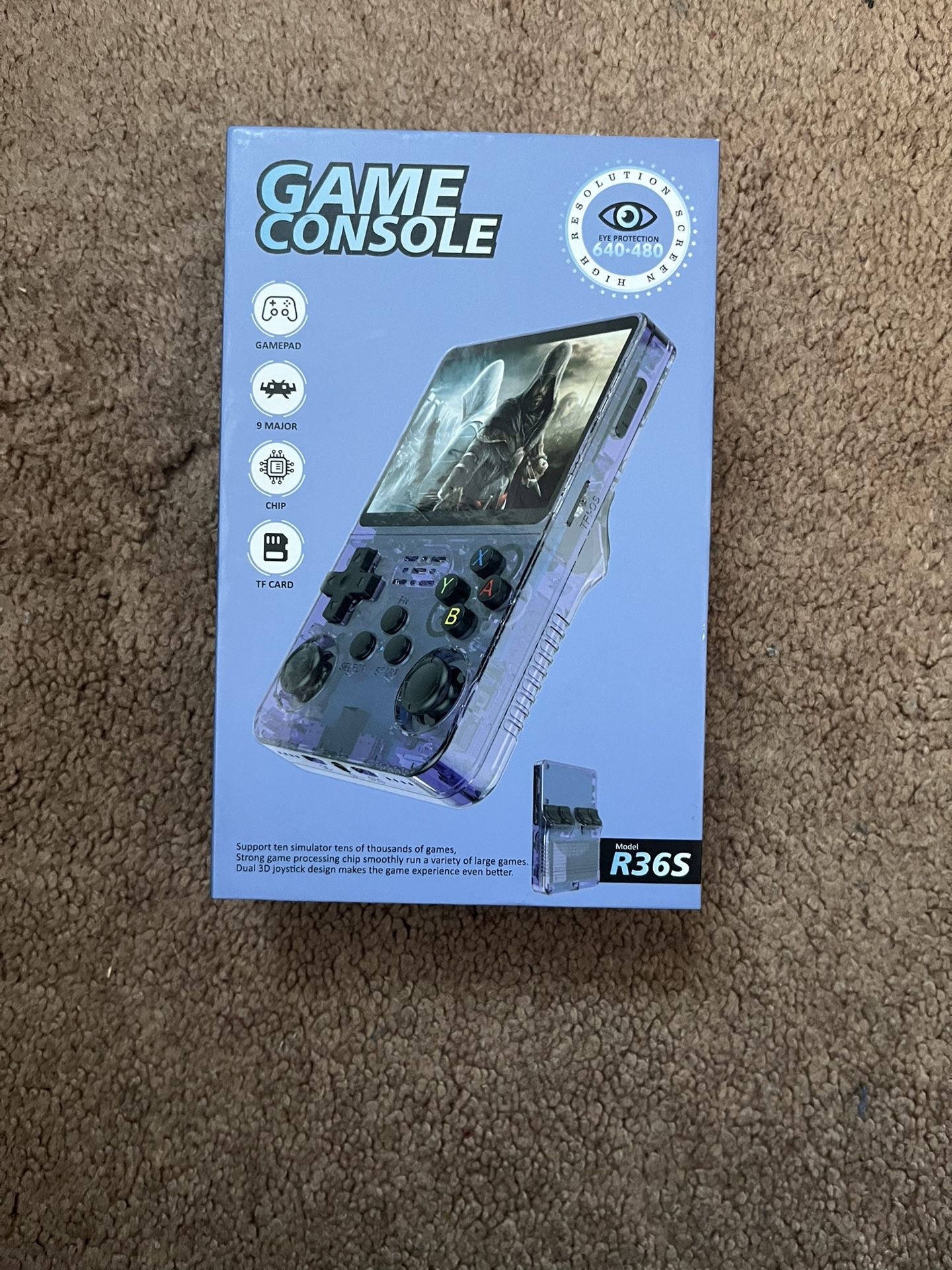 R36S Retro Handheld Video Game Console Linux System 3.5 Inch IPS Screen