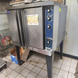 Commercial Restaurant Full Size Natural Gas Convection Oven Working