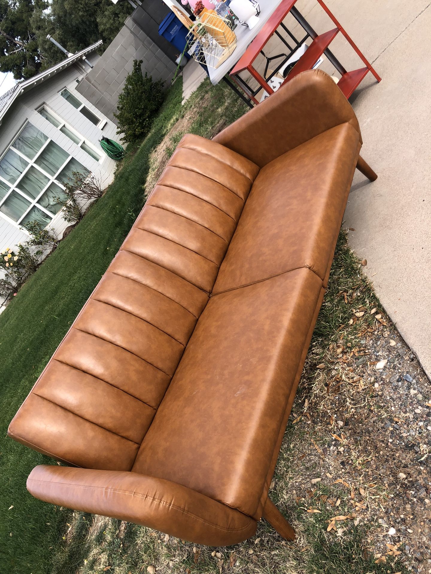 Leather Futon For Sale for Sale in Phoenix, AZ OfferUp
