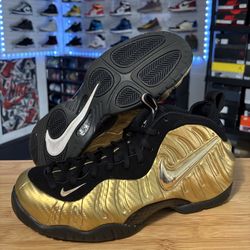 NIKE FOAMPOSITE PRO “METALLIC GOLD” SIZE 11