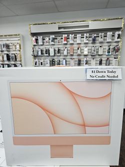 💻 Stunning Display- Apple iMac 24 inch M1 Chip -  Take It Home for Just $5 Down! 💻