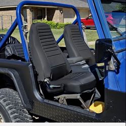 New set of seat covers for 76-02 Wrangler YJ TJ CJ7 CJ8