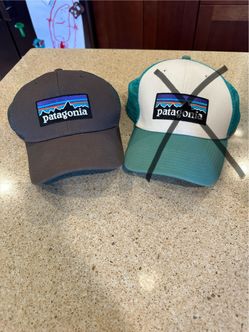 Patagonia P-6 Logo LoPro Trucker Hat in Gray