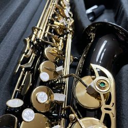 Nice Black Alto Saxophone with New Mouthpiece and Reeds $350 Firm
