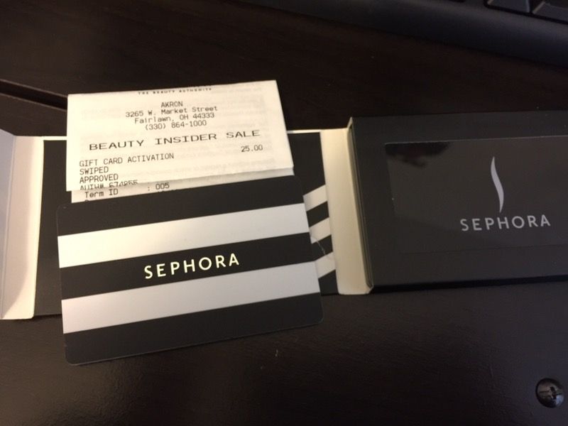 sephora gift card