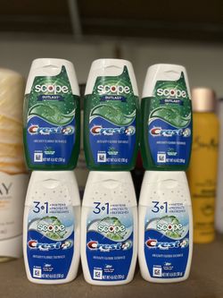 Crest Complete Plus Scope Minty Fresh Liquid Gel Toothpaste 4.6 oz