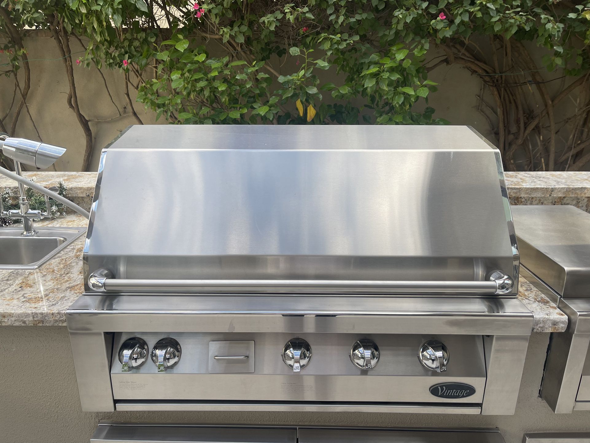 42 Inch Vintage Built In Natural Gas Stainless Steel