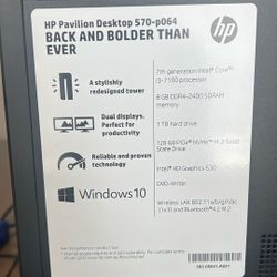 HP pavilion Desktop 570-p064