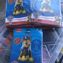 17 Paw Patrol Foil Balloons