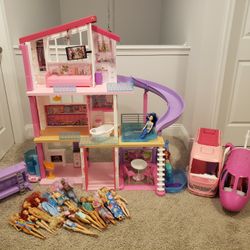 Barbie Dreamhouse, Barbie's, Camper & Plane Lot