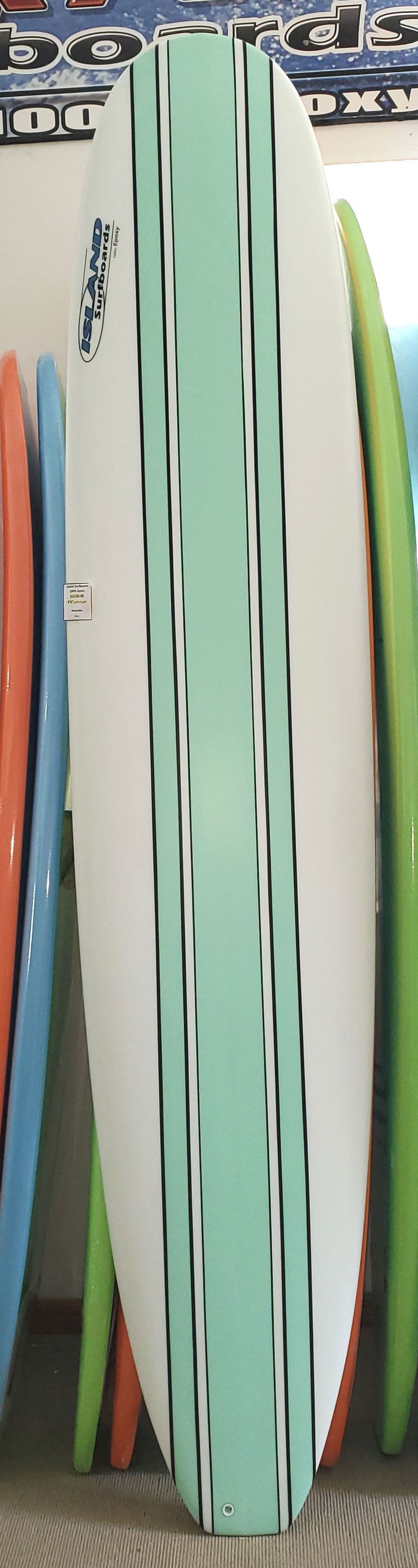 9'6" Longboard Surfboard Noserider Epoxy
