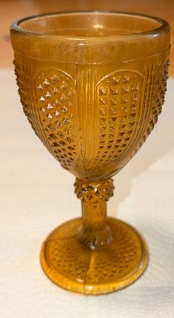 Amber goblet