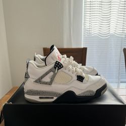 White Cement Jordan 4s 2016 