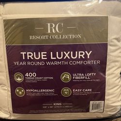 New Resort Collection King Comforter 