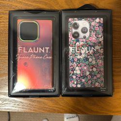 2 iPhone 14 Pro FLAUNT cases 