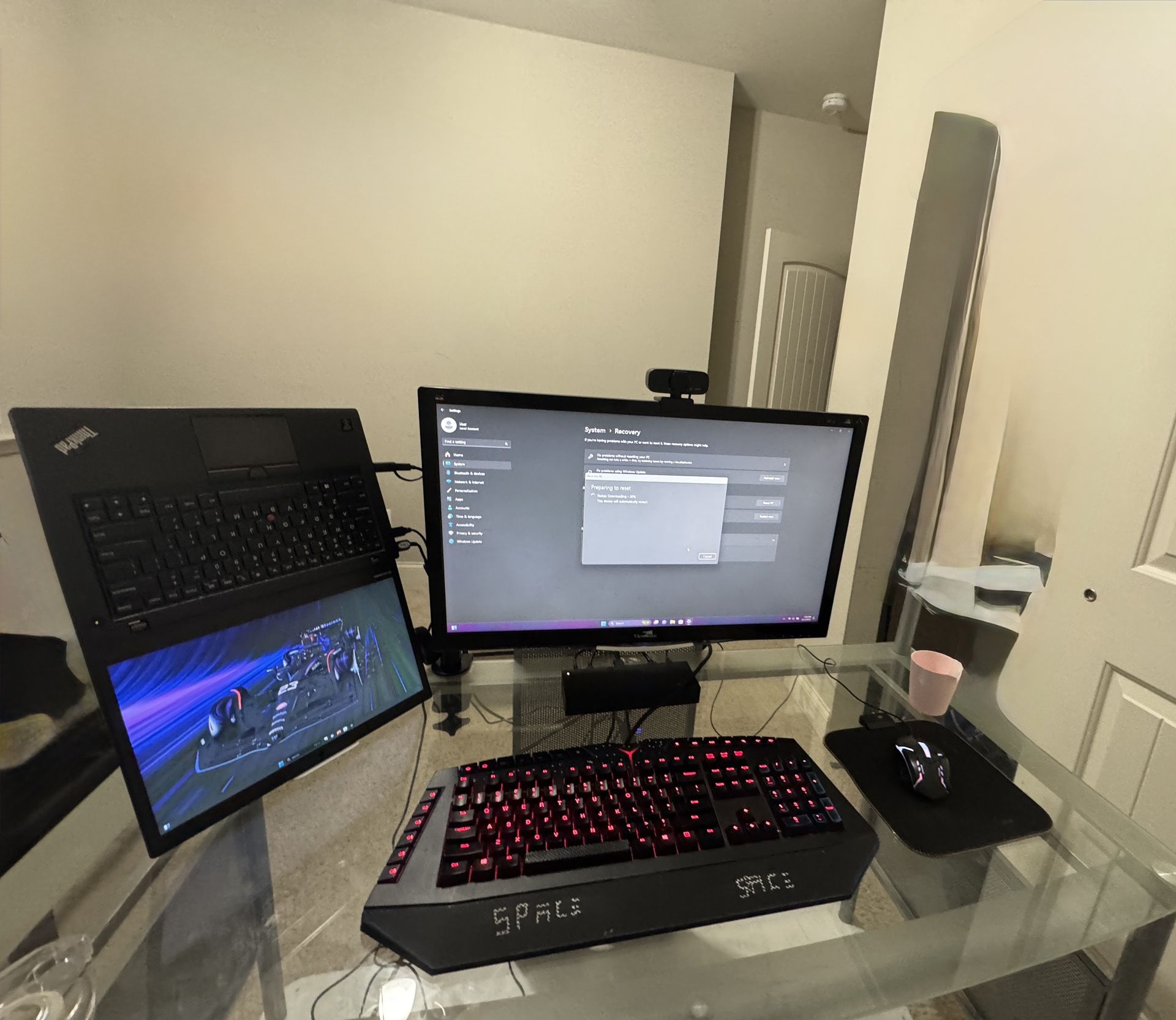 Full office/gaming setup