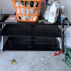 Glass TV Stand