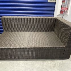 4pc Wicker Rattan Patio Sofa Set