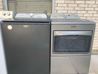 Maytag washer and dryer large capacity