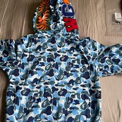 BAPE Big ABC Camo Shark Full Zip Up Hoodie