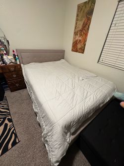 QUEEN MATTRESS + BED FRAME