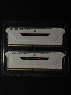 Corsair Vengeance RGB Pro SL White DDR4 RAM – 16GB (2x8GB) – 3200MHz RGB