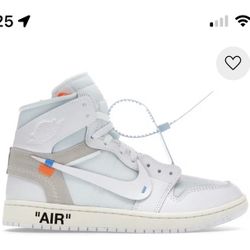 Off White Jordan 1 Alaska Men’s Size 13