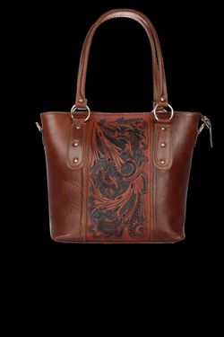 Hand tooled bag