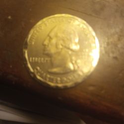 Delaware Quarter 1999 Error Silver Planchet