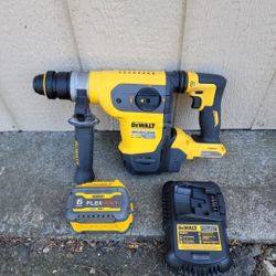 DEWALT DCH416 60V MAX* 1-1/4" Brushless SDS PLUS Rotary Hammer with 60v 6ah battery and charger perfect condition
