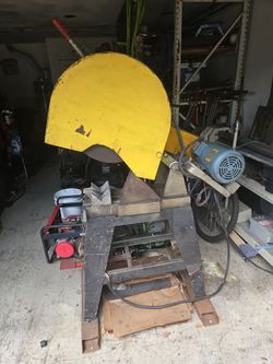 3 phase chop saw 20 inch.