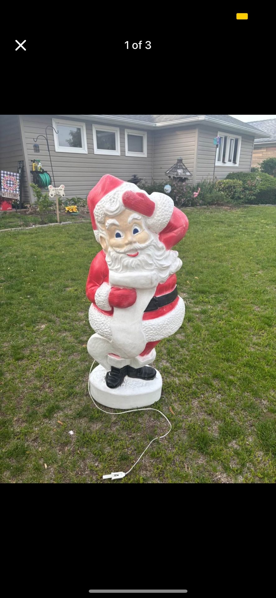 Xmas Santa Blow Mold