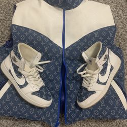 Custom Bubble Vest And Sneakers