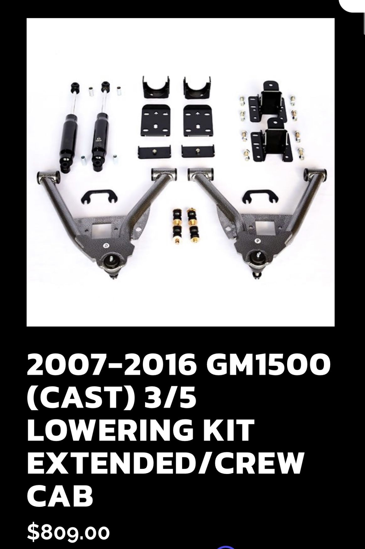 Drop Kit Trade For Lift Kit